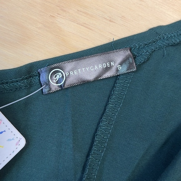 Green One Shoulder Cocktail Dress Size S - Picture 5 of 9